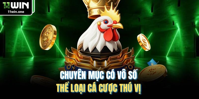 Chuyên mục có vô số thể loại cá cược thú vị 