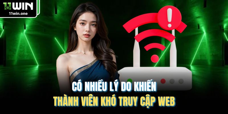 Có nhiều lý do khiến thành viên khó truy cập web 
